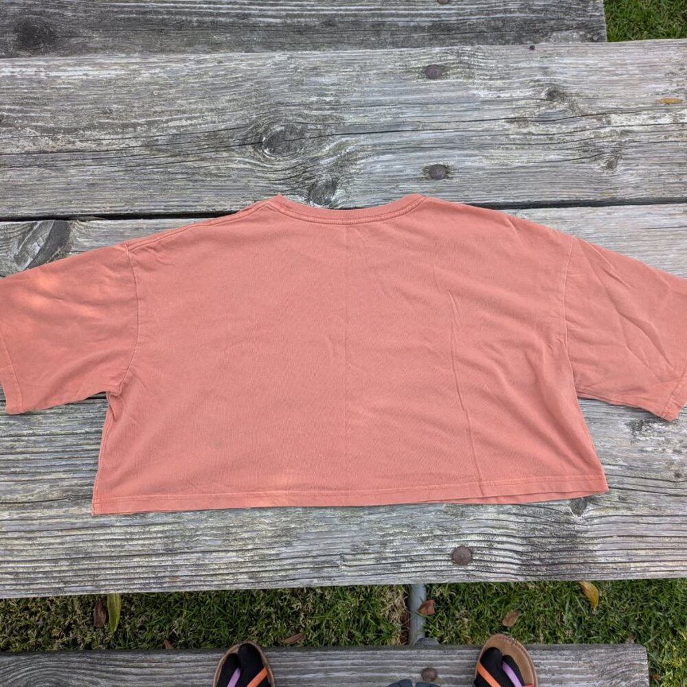 Hurley Cropped Boyfriend Tee The Sea is Free - Picture 3 of 7